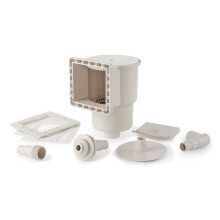 SWIMLINE HYDROTOOLS Standard ThruWall Above Ground Pool Skimmer Kit  ABS Construction  Pool Skimmer  Large Debris Basket  S