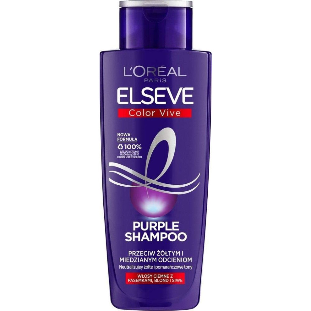 L'OREAL_Elvive Colour Protect Anti-Brassiness Purple Shampoo 200 ml