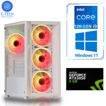 Gaming PC Intel i9 12900KF 32GB DDR4 8GB RTX 3050 1TB M.2 SSD Wins 11