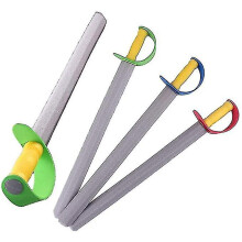 4pcs Foam Sword Knife Weapon Safety Performance Props Role-playing Toys Random Color