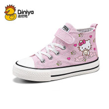 (32size-21CM, Hello Kitty1) Size 31-37 Kawaii Sanrios Kids Casual Sneakers Girls Canvas Shoes Hello Kittys Cute Cartoon High Top Casual Sneakers Kids