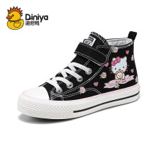 (36size-23CM, Hello Kitty2) Size 31-37 Kawaii Sanrios Kids Casual Sneakers Girls Canvas Shoes Hello Kittys Cute Cartoon High Top Casual Sneakers Kids