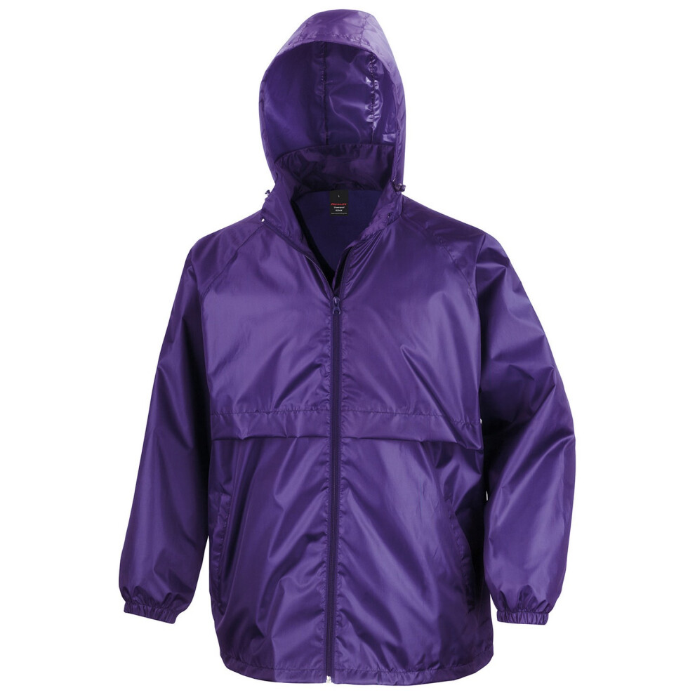 (L, Purple) Result Core Unisex Adult Windbreaker