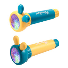 Sinknap Cartoon Flashlight Kaleidoscope Toy Educational Fun Kids Gift Rotating Design Kindergarten Kaleidoscope