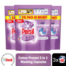 Persil XXL 3in1 Washing Capsules Protect Keeps Colour Bright 48W 3pk
