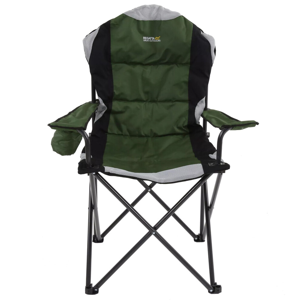 Regatta Great Outdoors Kruza Camping Chair - Racing Green Black - Size: ONE size