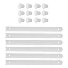 3 Sets Plastic Drawer Slides Drawer Replacement Parts Drawer Rails Drawer Track Rails