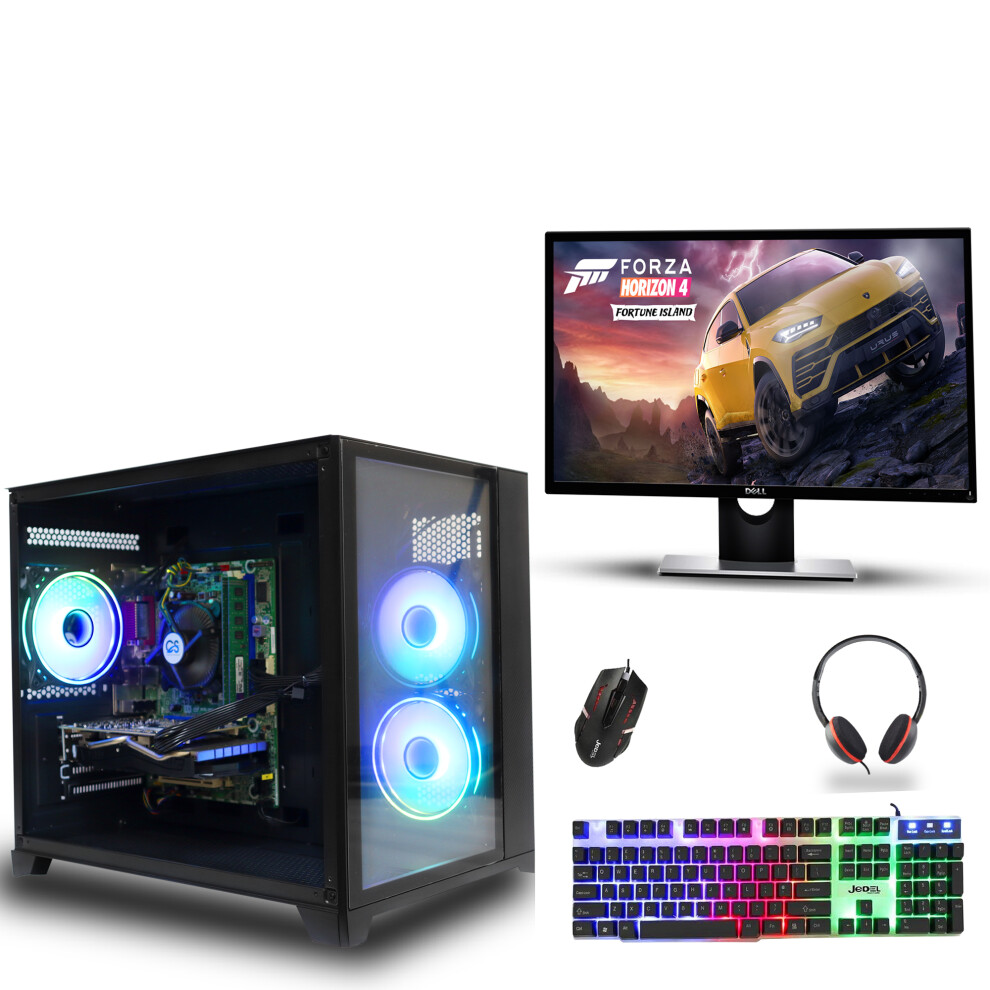 Gaming PC Bundle Intel i5 9th Gen 16GB DDR4 1TB SSD 12GB RTX 3060 W10-image-OPC-PFRV8PN-REFURBISHED
