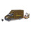 Bruder Camion UPS Mercedes Benz Sprinter con conducente e accessori 1