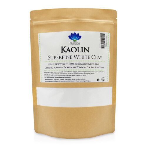 Kaolin - Pharmaceutical Grade - Superfine White Clay - 300g Packet