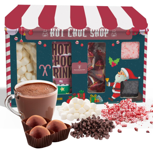 Hot Cocoa Set with Marshmallows & Toppings