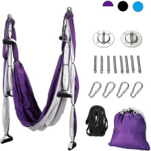 Aerial Yoga Swing Set, Yoga Hammock Flying Trapeze Yoga Kit Aerial Yoga(hy)