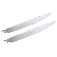 2pcs S1122c Stainless Steel Reciprocating Saw Blade For Cutting Bone Meat Wood Metal