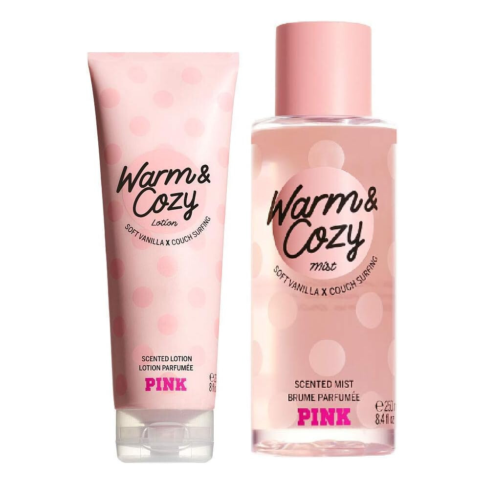 Victoria Secret Warm and Cozy Women's Body Mist 250ml and Lotion 236ml