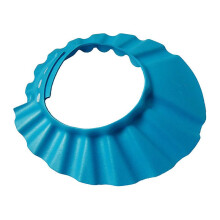 (Blue) Safe Shampoo Shower Bathing Bath Protect Soft Cap Hat For Baby Wash Hair Shield Bebes Children Bathing Shower Cap Hat Kids