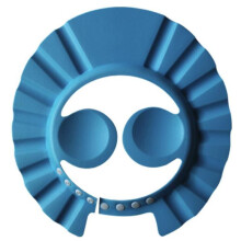 (Blue 2) Safe Shampoo Shower Bathing Bath Protect Soft Cap Hat For Baby Wash Hair Shield Bebes Children Bathing Shower Cap Hat Kids