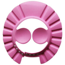 (Pink 2) Safe Shampoo Shower Bathing Bath Protect Soft Cap Hat For Baby Wash Hair Shield Bebes Children Bathing Shower Cap Hat Kids
