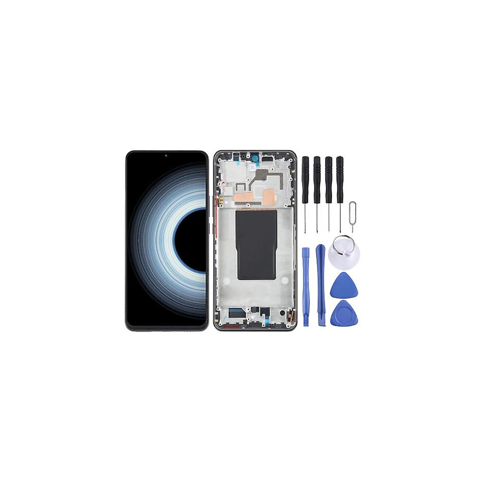 (Black) Orig Amoled Lcd Screen For Xiaomi Redmi K50 Ultra / 12T / 12T Pro Digitizer Full Assembly With Frame Black 7364070247899