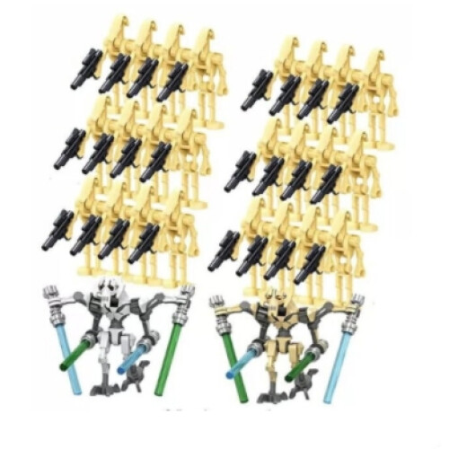 (26 Pcs Set) Star Wars Minifigures Battle Droid Building Blocks