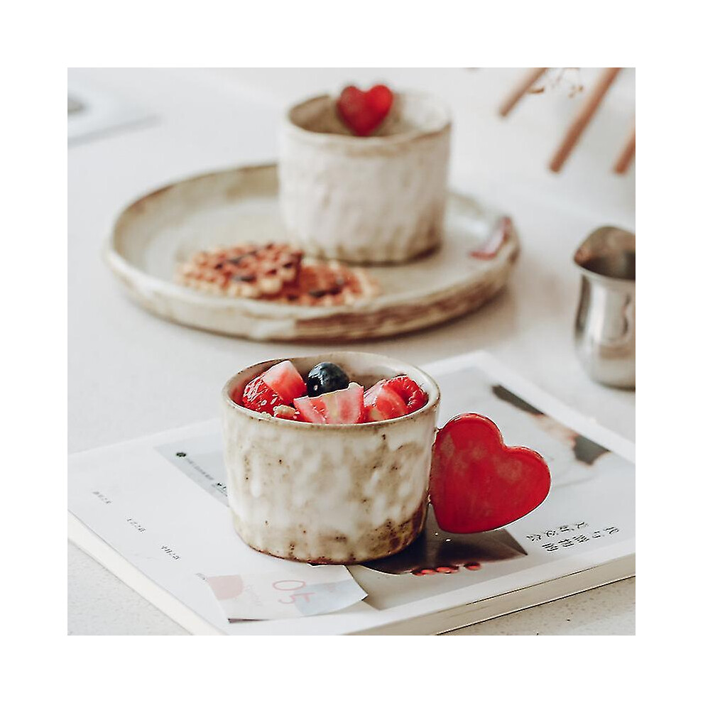 (7.8 Inch Plate) Handmade Japanese Ceramic Tea Cup Cute Coffee Mug Creative Reusable Crockery For Home Baby Shower Gift-image-OPC-PFRVN2V-NEW