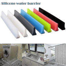 (2M, blue) Foldable Shower Sill Dam Shower Barrier And Retention System And Keeps Water Inside The Sill Free To Cut