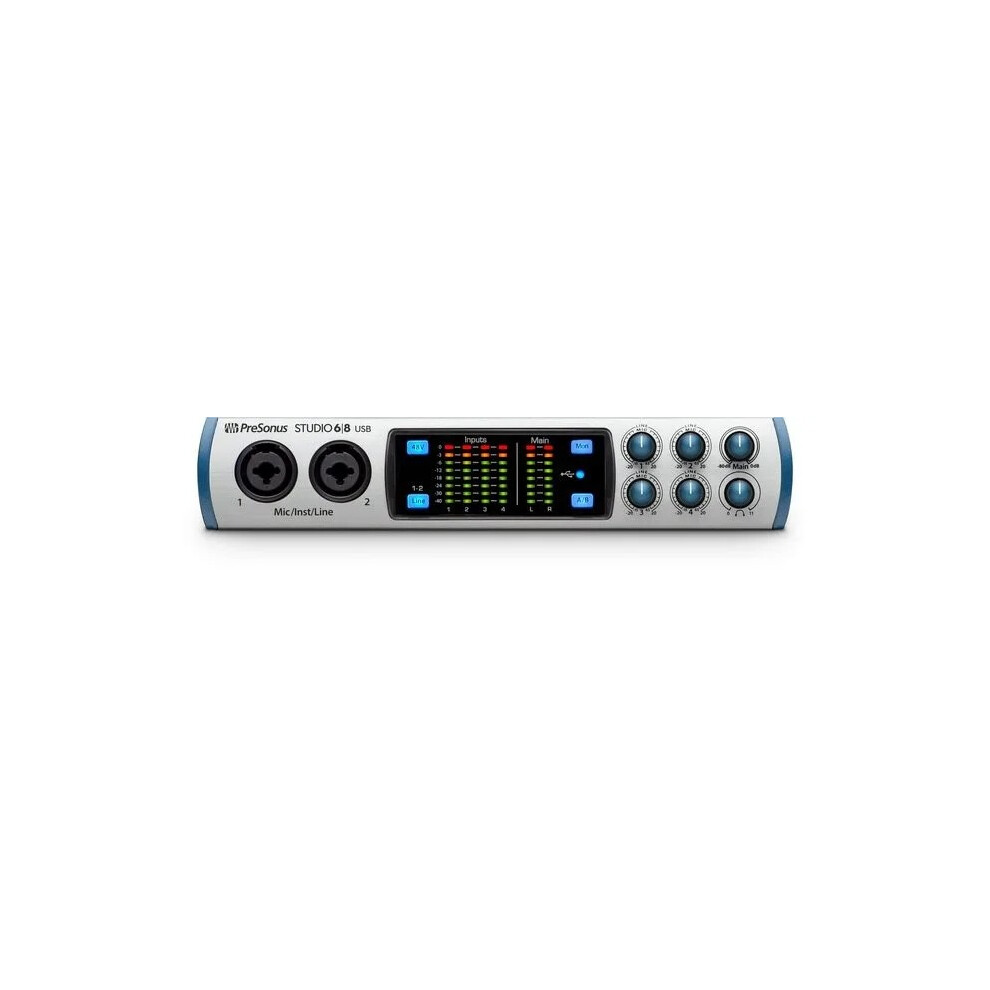 PreSonus Studio 6|8c 6x8 USB-C Audio Interface, 24-bit/192kHz, XMAX Class A Mic