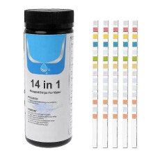 50/100pcs 14-in-1 Drinking Water Test Kit Water Quality Test for Well And Tap Water