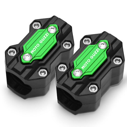 (two green) Motorcycle Bumper Trim Block Engine Protection Accessories For Moto Guzzi V85tt V9 Roamer / Bobber / V85 Tt / V7 Stone / Special