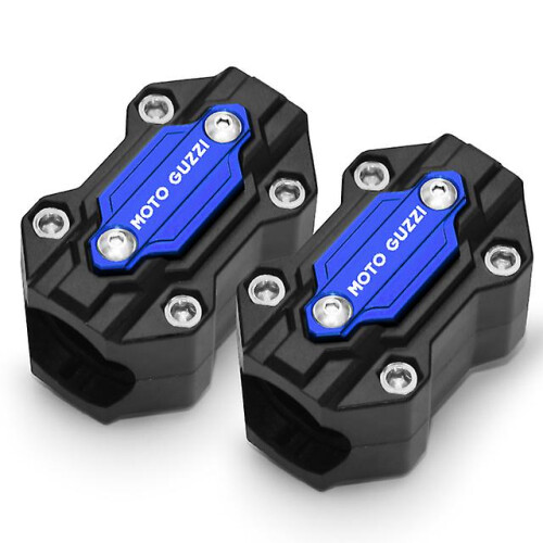 (two blue) Motorcycle Bumper Trim Block Engine Protection Accessories For Moto Guzzi V85tt V9 Roamer / Bobber / V85 Tt / V7 Stone / Special