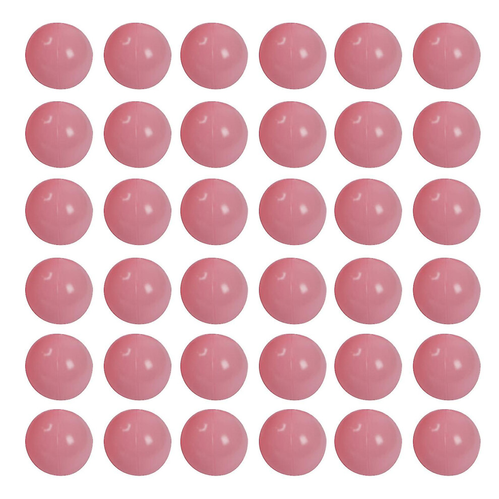 (Pink) 100Pcs Ball Pit Balls Thickened Odor-Free High Elastic Safe Bite-Resistant Entertainment Pe Material Macaron Color Pit Balls Kids Gift Pink