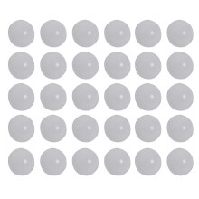 (White) 100pcs Ball Pit Balls Thickened Odor-free High Elastic Safe Bite-resistant Entertainment Pe Material Macaron Color Pit Balls Kids Gift