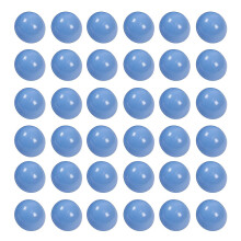 (Blue) 100pcs Ball Pit Balls Thickened Odor-free High Elastic Safe Bite-resistant Entertainment Pe Material Macaron Color Pit Balls Kids Gift