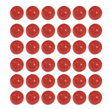 (Red) 100pcs Ball Pit Balls Thickened Odor-free High Elastic Safe Bite-resistant Entertainment Pe Material Macaron Color Pit Balls Kids Gift