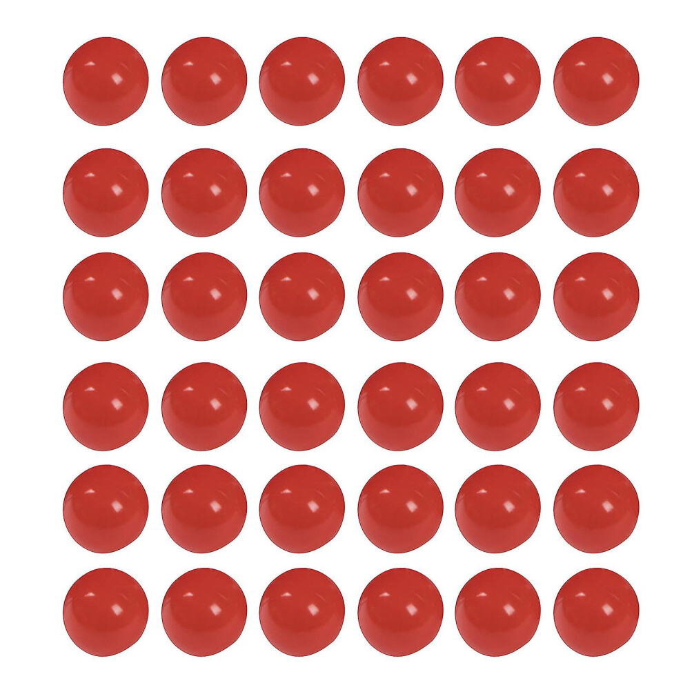 (Red) 100Pcs Ball Pit Balls Thickened Odor-Free High Elastic Safe Bite-Resistant Entertainment Pe Material Macaron Color Pit Balls Kids Gift Red