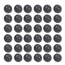(Dark Gray) 100pcs Ball Pit Balls Thickened Odor-free High Elastic Safe Bite-resistant Entertainment Pe Material Macaron Color Pit Balls Kids Gift