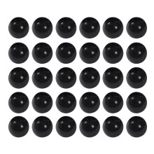 (Black) 100pcs Ball Pit Balls Thickened Odor-free High Elastic Safe Bite-resistant Entertainment Pe Material Macaron Color Pit Balls Kids Gift