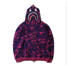 (XS, 10) BAPE Shark Head Ape Head Zipper Top Color Complete Sweater 3D Sweater Zipper Hoodie2