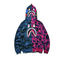 (L, 1) BAPE Shark Head Ape Head Zipper Top Color Complete Sweater 3D Sweater Zipper Hoodie2