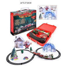 Christmas toy electric rail car small train toy Children's electric educational toy Christmas train
