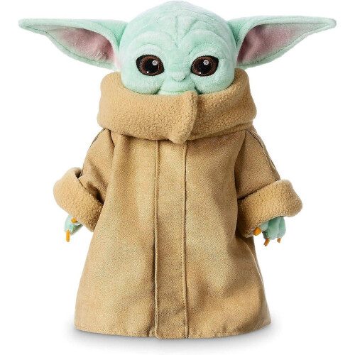 Jouet en peluche, Star Wars The Mandalorian, Baby Yoda, 25cm/9, Jouet en peluche avec robe classique