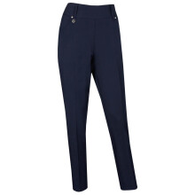 (UK 12/Short, Navy) Island Green Womens IGLPNT1998 Pull On Moisture Wicking Golf Trousers