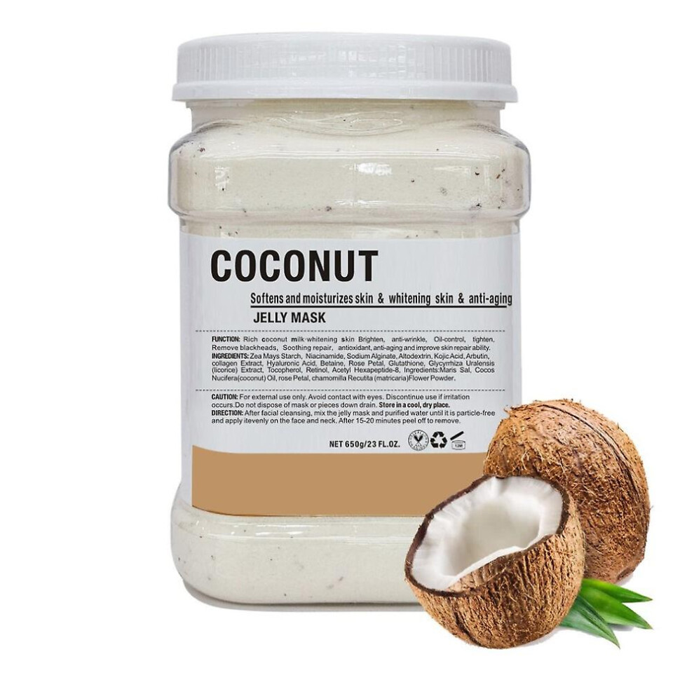 (Coconut) Hydro Jelly Mask Facial Spa, Collagen, Hyaluronic Skin Hydration Skin Care