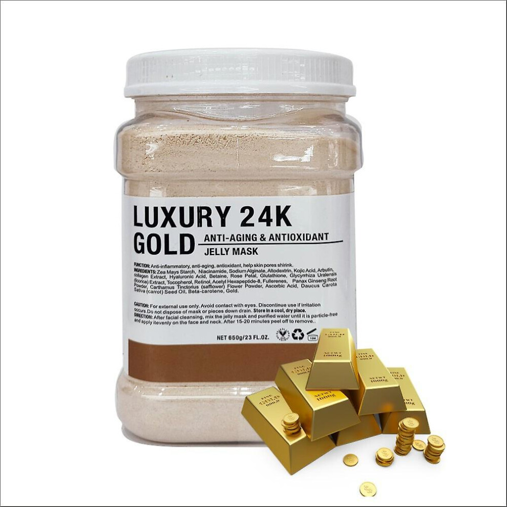 (24k gold) Hydro Jelly Mask Facial Spa, Collagen, Hyaluronic Skin Hydration Skin Care
