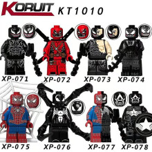 8pcs Puzzle Blocks Deadpool Building Block Toys
