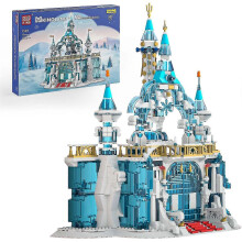 Mould King Frozen Castle Building Sets with Led Lights, Frozen Castle Toy Building Blocks for Home D