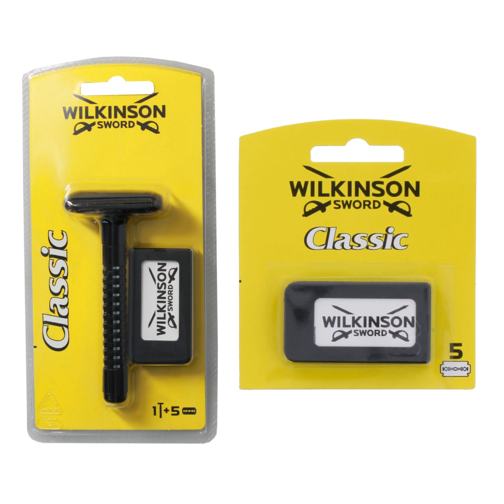 Wilkinson Sword Classic Double Edge Razor & 10 Blades