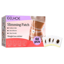 60pcs Belly Button Stickers De-toxing Slimming Patch Herbal Abdomen Waist Sticker Body Shaping Losing Weight Fast
