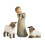 Little Shepherdess Sculpted Hand-Painted Nativity Figures 3-Piece Resin 1