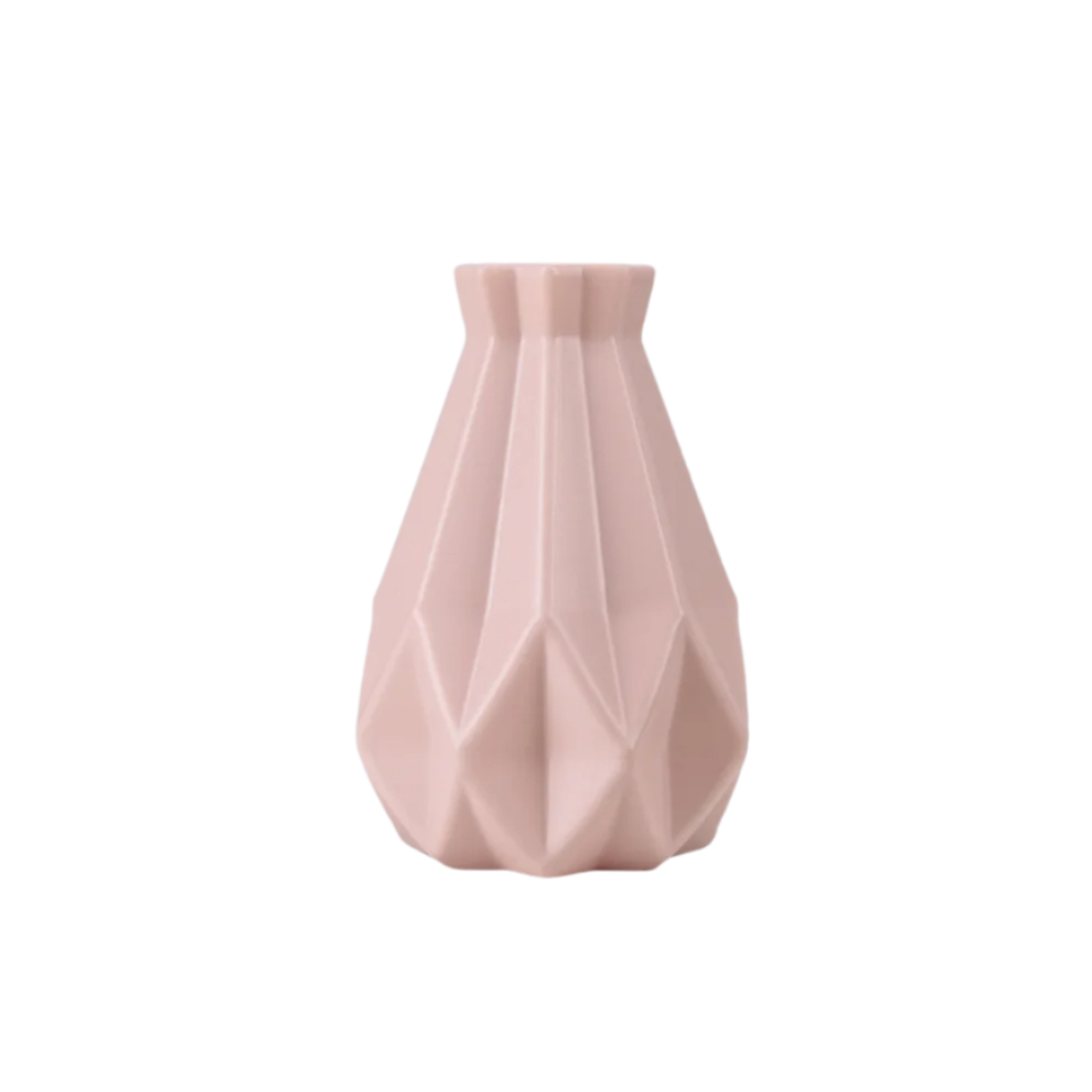 Flower Vase Pink Medium Geometric Style Nordic Pot Decor Vases-image-OPC-PFRVZVG-NEW