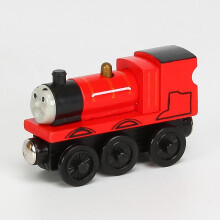 (james) Thomas And Friends Wooden Pocket Toy Train Model Toys Molley Gold Diesel Lady Toby Track Train Toys For Boys Children Birthday Gifts